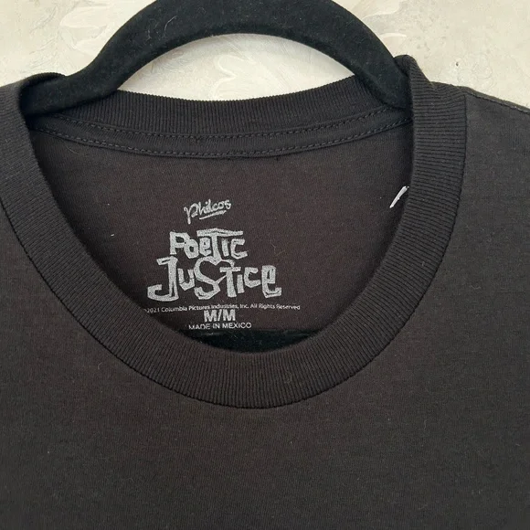 Tupac 2 Pac Poetic Justice Graphic Tee Shirt Mens Size Medium Short Sleeve Rap - Picture 3 of 5